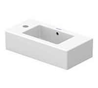 Duravit Vero, meuble lave-mains 0703500009 50x25cm, avec trop-plein, banc de robinetterie, trou de robinetterie à gauche, blanc