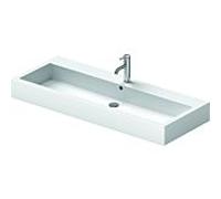 Duravit Vero vasque 04541208001 120x47cm, avec trou pour robinetterie, avec trop-plein, avec plage de robinetterie, noir WonderGliss