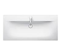 Duravit Viu Meuble sous lavabo 23441000001 103x49cm, blanc WonderGliss, avec 1 trou, avec trop-plein, avec pont aménagé