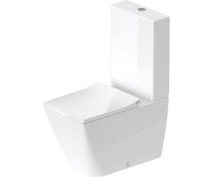 Duravit Viu Stand-WC Combinaison, sans jante, 350x650 mm, lavable à grande eau, 21910900001, Couleur: Blanc avec Wondergliss