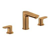 Duravit Mitigeur lavabo Wave WA1060005004 – 3 trous, bonde Push‑Open, 129 mm, bronze brossé
