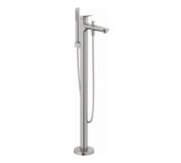 Duravit Mitigeur baignoire Wave WA5250000070 – Monocommande sur pied inox brossé 225 mm