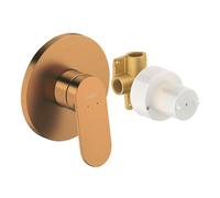 Duravit Wave - Mitigeur de douche encastré, avec corps, bronze brossé WA4210007004