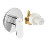 Duravit Wave - Mitigeur de douche encastré, avec corps d’encastrement, chrome WA4210007010
