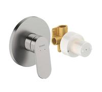 Duravit Wave - Mitigeur de douche encastré, avec corps, inox brossé WA4210007070