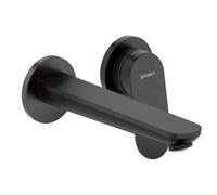 Duravit Wave - Mitigeur de lavabo encastré, 2 trous, noir mat WA1070004046