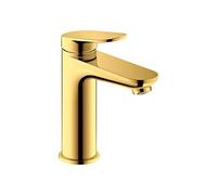 Duravit Mitigeur monocommandé Wave WA1020002034 pour lavabo, saillie 122 mm, sans garniture, Or poli