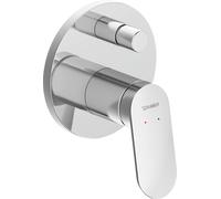 Duravit Mitigeur bain-douche encastré Wave WA4210008010 – monocommande chromé 2 sorties