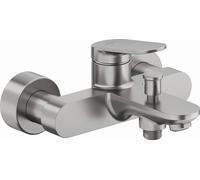 Duravit Wave Mitigeur monocommandé pour bain apparent, saillie 178 mm, WA5230000070, Couleur: acier inoxydable brossé