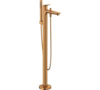 Duravit – Mitigeur de baignoire sur pied Wave WA5250000004 – Bronze brossé, saillie 225 mm