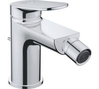 Duravit Wave Mitigeur monocommandé pour bidet, saillie 128 mm, avec garniture découlement, WA2400001010, Couleur: Chrome brillant