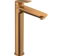 Duravit Wave Mitigeur monocommandé pour lavabo, saillie 176 mm, sans garniture découlement, WA1040002004, Couleur: bronze brossé