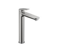 Duravit Wave Mitigeur monocommandé pour lavabo, saillie 176 mm, sans garniture découlement, WA1040002070, Couleur: acier inox brossé