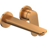 Duravit Mitigeur de lavabo encastré Wave WA1070004004 – 2 trous, saillie 202 mm, bronze brossé