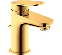 Duravit Wave Mitigeur monocommandé pour lavabo, saillie 95 mm, avec garniture découlement, WA1010001034, Couleur: Or poli