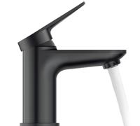 Duravit Wave Mitigeur monocommandé pour lavabo, saillie 95 mm, sans garniture découlement, WA1010002046, Couleur: Noir Mat