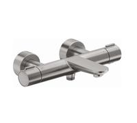 Duravit – Mitigeur thermostatique baignoire Wave WA5220000070 – inox brossé, saillie 198 mm