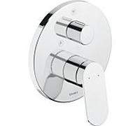 Duravit Mitigeur monocommandé encastré pour douche Wave WA4210012010 Chrome brillant