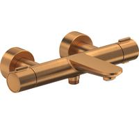 Duravit Wave thermostat de baignoire apparent, saillie 198 mm, WA5220000004, Couleur: bronze brossé