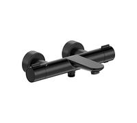 Duravit Wave thermostat de baignoire apparent, saillie 198 mm, WA5220000046, Couleur: noir mat