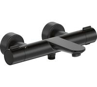 Duravit Wave thermostat de baignoire apparent, saillie 198 mm, WA5220000046, Couleur: Noir Mat