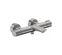 Duravit – Mitigeur thermostatique baignoire Wave WA5220000070 – inox brossé, saillie 198 mm