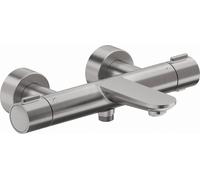Duravit Wave thermostat de baignoire apparent, saillie 198 mm, WA5220000070, Couleur: acier inoxydable brossé