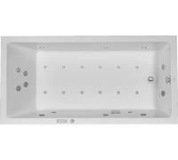 Duravit Whirlpool Starck 1800x900mm version encastrable avec un dossier incliné, Combisystem E, 760050000CE1000