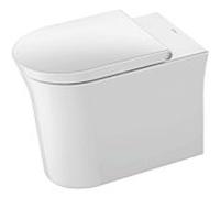 Duravit White Tulip à poser au sol WC 2001090000 37x58cm, 4,5 l, sortie horizontale, sans rebord, blanc
