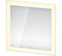 Duravit White Tulip App Miroirs avec éclairage LED, avec miroir chauffant, 750x750x50mm, blanc aluminium mat, WT7061000000000