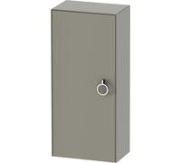 Duravit White Tulip armoire mi-hauteur, largeur 400 x profondeur 240mm, 1 arrêt de porte à gauche avec poignée, WT1323L9292, Couleur: Gris pierre Vernis satiné mat Soie