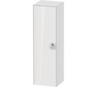 Duravit Meuble demi-hauteur tulipe blanche WT1333L8585 40 x 36 cm, Weiß Hochglanz , 2000 à gauche avec poignée, 3 étagères en verre