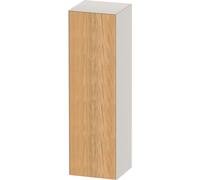 Duravit White Tulip armoire mi-hauteur, largeur 400 x profondeur 360mm, 1 arrêt de porte ouverture basculante à gauche, WT1332LH539, Couleur: Corps : blanc nordique satiné, façade : chêne naturel mass