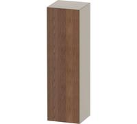 Duravit White Tulip armoire mi-hauteur, largeur 400 x profondeur 360mm, 1 arrêt de porte ouverture basculante à droite, WT1332R7760, Couleur: Corps : Taupe silk mat, façade : noyer américain massif