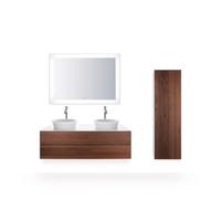 Duravit White Tulip armoire mi-hauteur, largeur 400 x profondeur 360mm, 1 arrêt de porte ouverture basculante à gauche, WT1332L7736