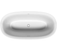 Duravit White Tulip baignoire autoportante 160x80 cm ovale blanc 700468000000000