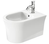Duravit White tulip bidet suspendu 54x37x31,5cm avec trop-plein blanc 22931500001