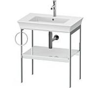 Duravit Console pour lavabo White Tulip WT4543L8585 68,4 x 45 cm, Weiß Hochglanz , sur pied, métal, 2000 porte-serviettes gauche