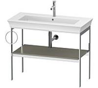 Duravit White Tulip console pour lavabo WT4544L9292 98,4 x 45 cm, gris pierre porte-serviettes 2000 match0 gauche