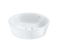 Duravit White Tulip - Lavabo de meuble, diamètre 50 cm, sans trou pour robinetterie, blanc 2365500070