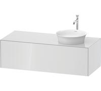 Duravit Meuble sous-vasque White Tulip WT4977R8585 130×55×40,8 cm suspendu blanc brillant