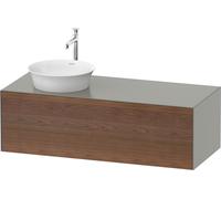 Duravit White Tulip, meuble sous-lavabo mural, largeur 1300 x profondeur 550mm, avec 1x tiroir, avec technologie tip-on, WT4977L7792