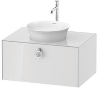 Duravit Meuble sous-lavabo suspendu White Tulip WT498008585 80×55 cm 1 tiroir coulissant blanc