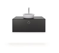 Duravit Meuble sous-lavabo White Tulip WT498105858 suspendu 100x55x40,8 cm Graphite mat, 1 tiroir
