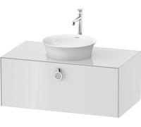 Duravit Meuble sous-lavabo White Tulip WT498108585 100x55 cm blanc brillant 1 coulissant