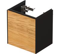 Duravit White Tulip, meuble sous-lavabo suspendu, largeur 384 x profondeur 298mm, avec 1x butée de porte à droite, avec technologie tip-on, WT4240RH558