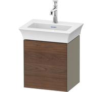 Duravit White Tulip, meuble sous-lavabo suspendu, largeur 384 x profondeur 298mm, avec 1x butée de porte à droite, avec technologie tip-on, WT4240R77H2
