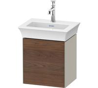 Duravit White Tulip, meuble sous-lavabo suspendu, largeur 384 x profondeur 298mm, avec 1x butée de porte à droite, avec technologie tip-on, WT4240R7760