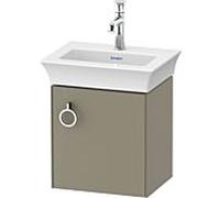 Duravit White Tulip meuble sous-lavabo WT4250RH2H2 38,4 x 29,8 cm, gris pierre brillant, suspendu, 2000 porte avec poignée, droite