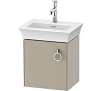 Duravit White Tulip meuble sous-vasque WT4250L6060 38,4 x 29,8 cm, Taupe Seidenmatt , 2000 , porte match2 avec poignée, gauche
